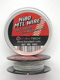 Bobine Fused Clapton Ni80 MTL (2*28GA + 38GA) 5m Fumytech