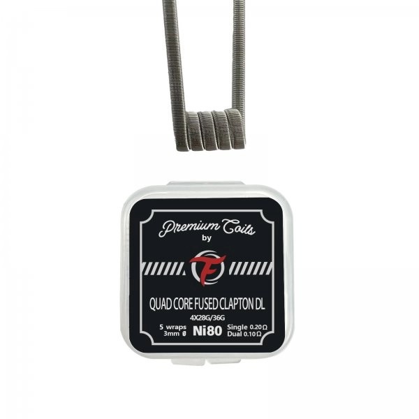 Coil Quad Core Fused Clapton DL Ni80 0.20 UNITE - Fumytech